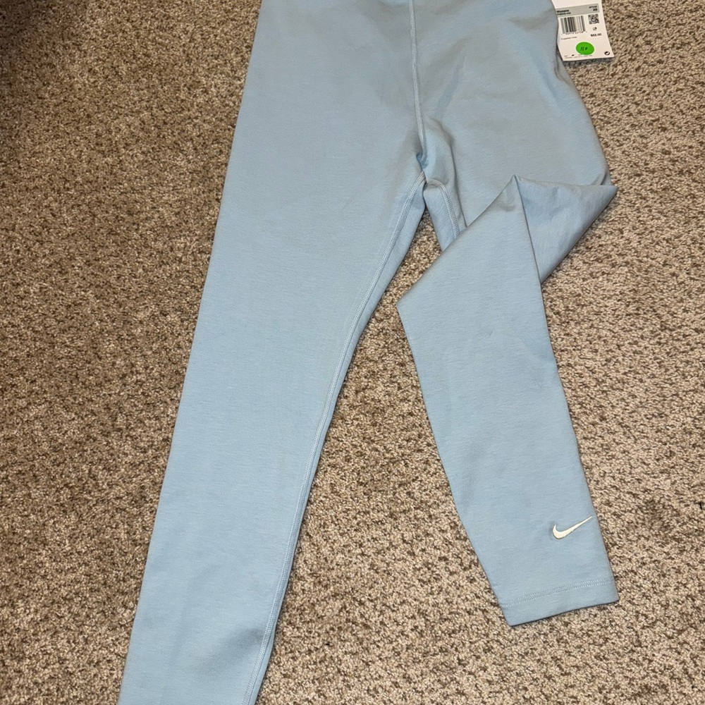 Nike Powder Blue Leggings Full-Length Athletic Wear